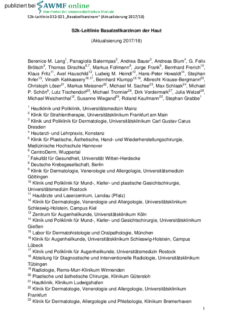 032 021l s2k basalzellkarzinom der haut 2018 09 01